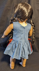 Dress - Gray Polka Dot with Bows