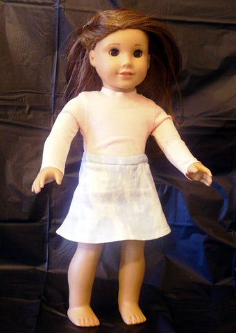 Skirt - Knit Light Blue